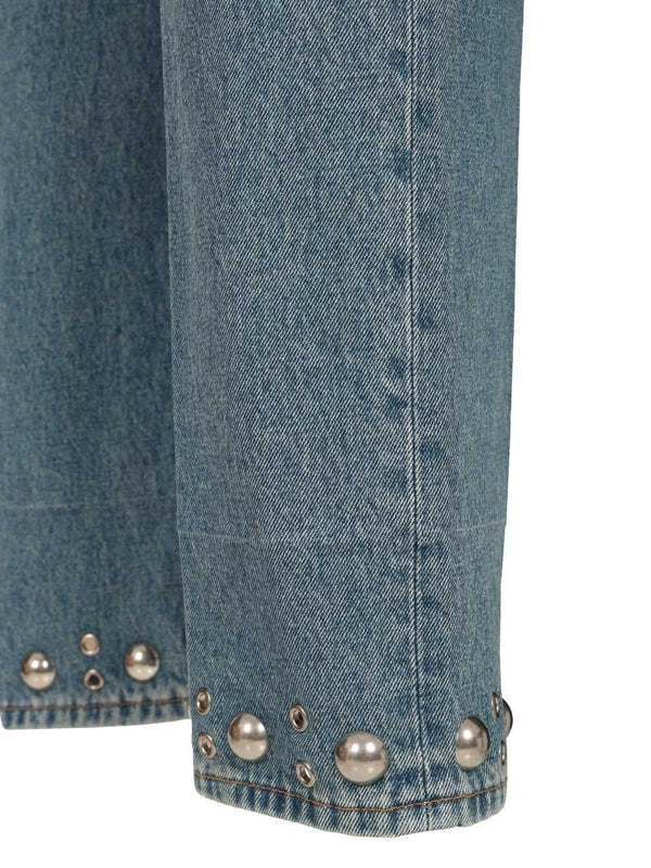 Valentino Blue Denim Pants - Image 5