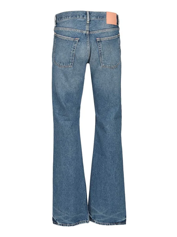 Acne Studios Blue Denim Pants - Image 2