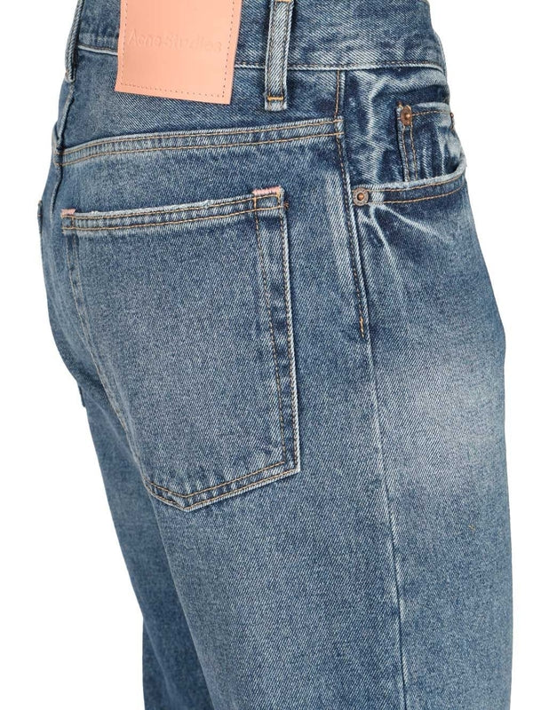 Acne Studios Blue Denim Pants - Image 4