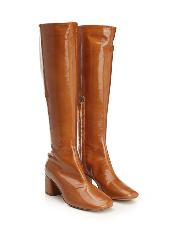 Forte_Forte Brown High Boots - Image 2