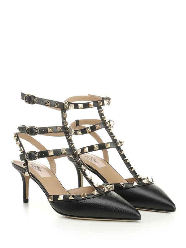 Valentino Black Sandal Heels - Image 2