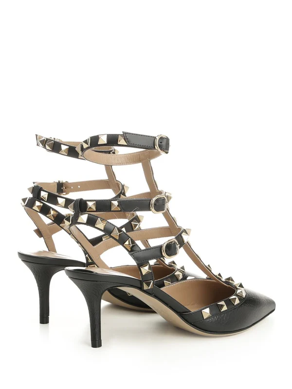 Valentino Black Sandal Heels - Image 3