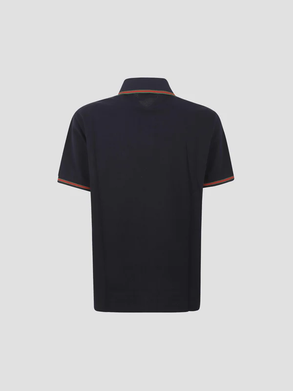 Gucci Navy Polo Shirts - Image 2