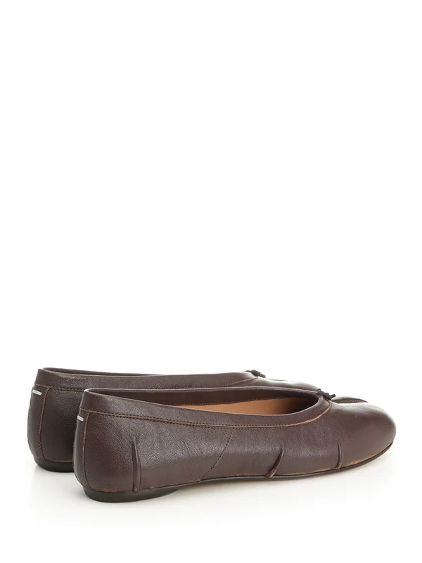 Maison Margiela Brown Flat Shoes - Image 3