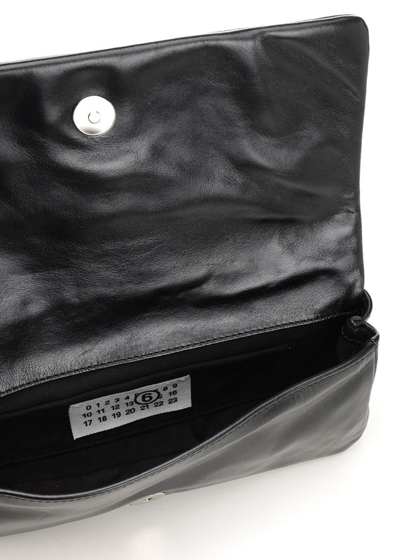 Mm6 Maison Margiela Black Crossbody & Shoulder Bags - Image 4