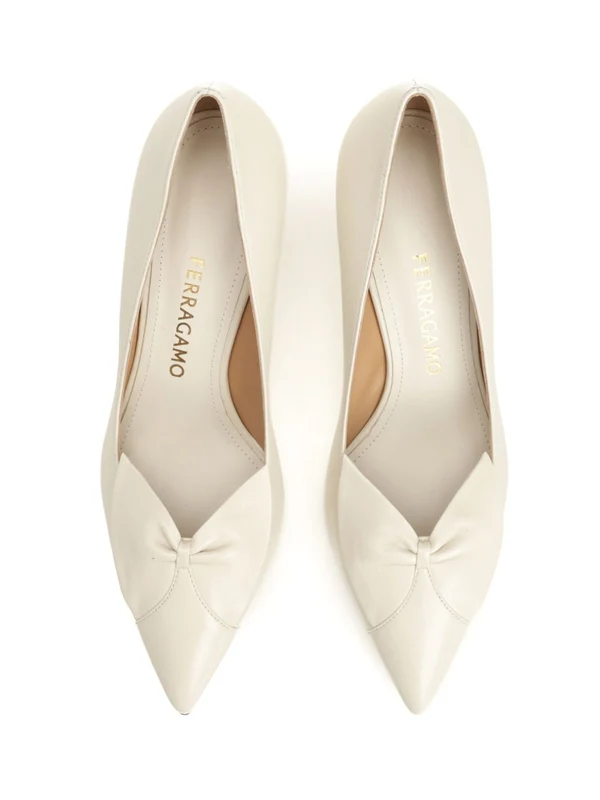 Ferragamo Ivory Pumps Heels - Image 5