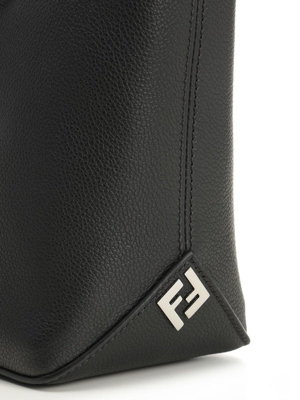 Fendi Ff Square Small Black Tote Bags - Image 5