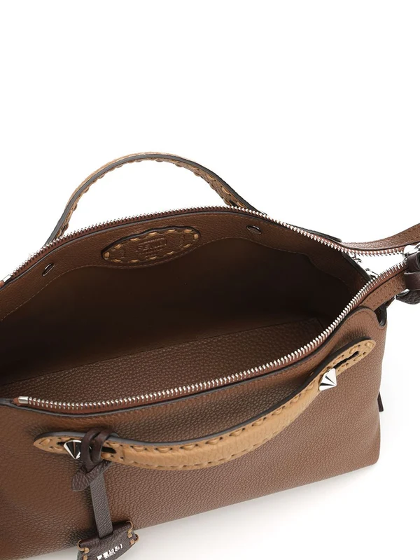 Fendi By The Way Celeria Medium Brown Crossbody & Shoulder Bags - Image 4