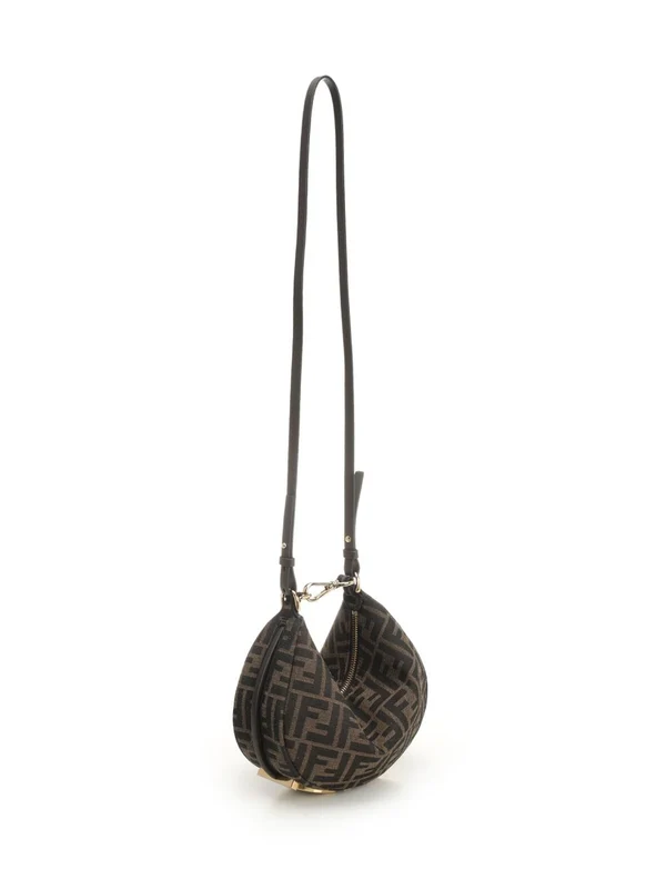 Fendi Fendigraphy Mini Brown Crossbody & Shoulder Bags - Image 2