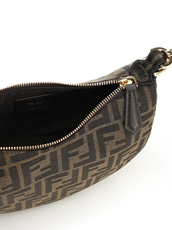 Fendi Fendigraphy Mini Brown Crossbody & Shoulder Bags - Image 4