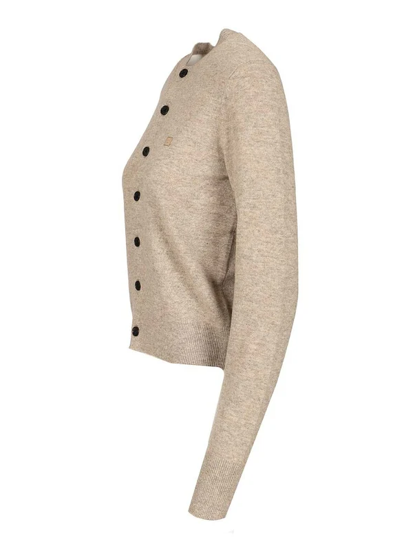 Acne Studios Grey Beige Cardigans - Image 2