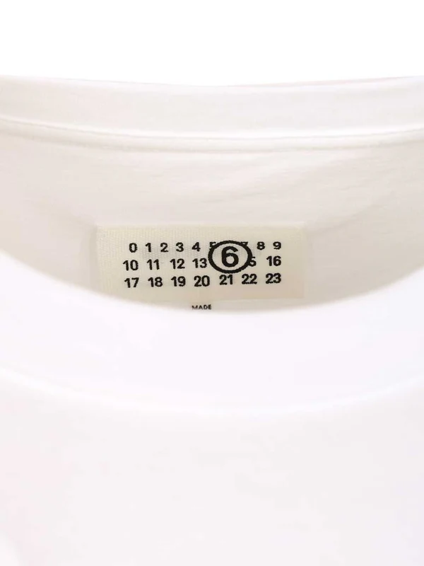 Mm6 Maison Margiela White Half Sleeve - Image 4