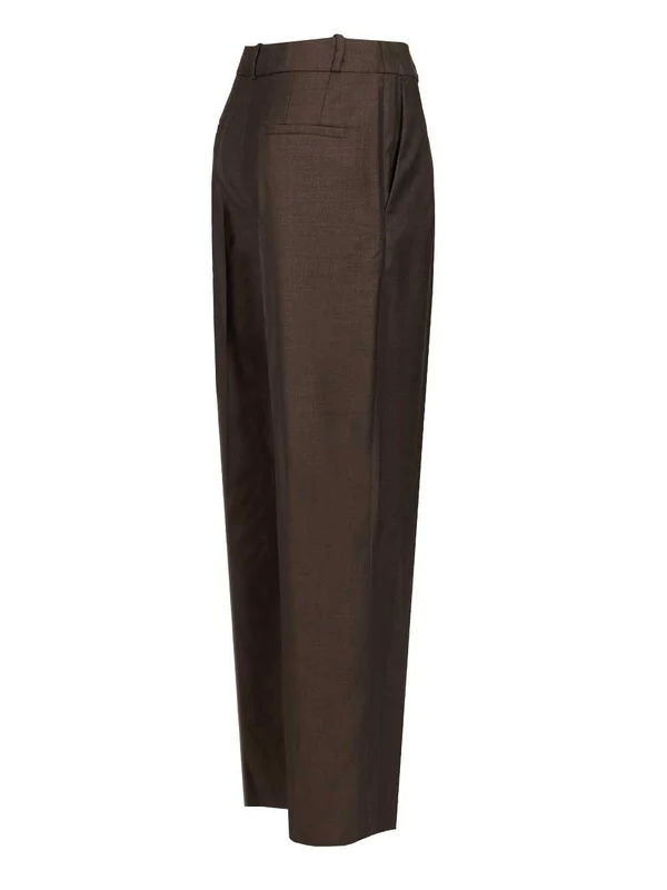 Loulou De Saison Brown Tailored Pants - Image 3