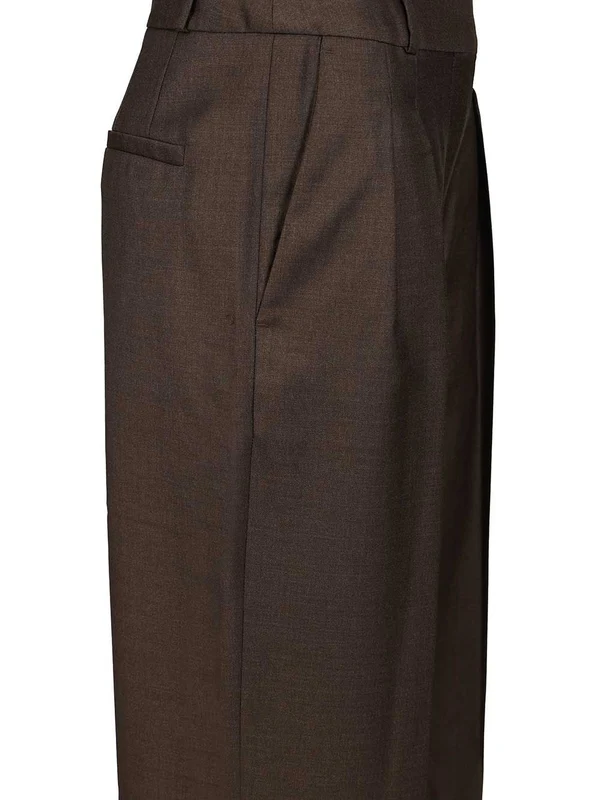Loulou De Saison Brown Tailored Pants - Image 4