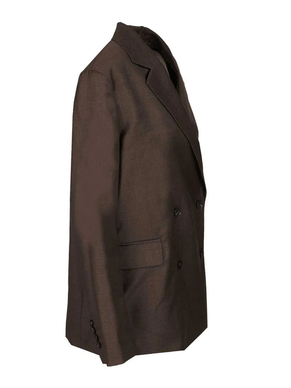 Loulou De Saison Brown Tailored Jackets - Image 3