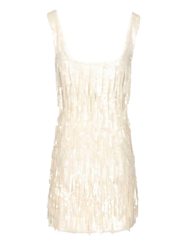 Staud White Mini Dress - Image 2