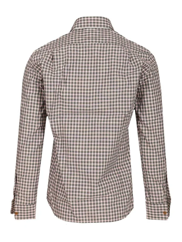 Vivienne Westwood Brown Checked Shirts - Image 2