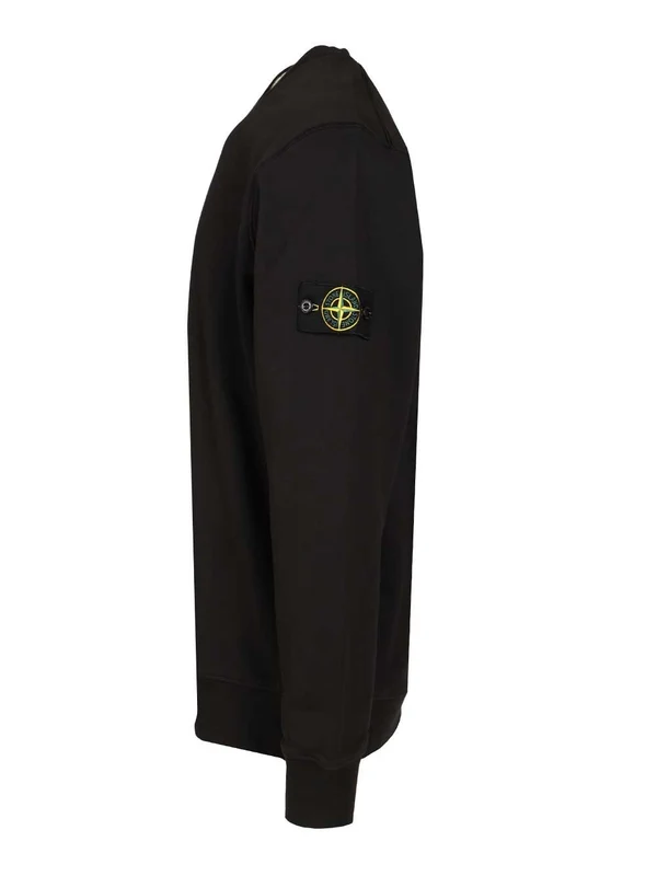 Stone Island Black Sweatshirts - Image 3
