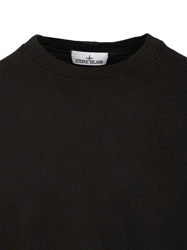 Stone Island Black Sweatshirts - Image 4
