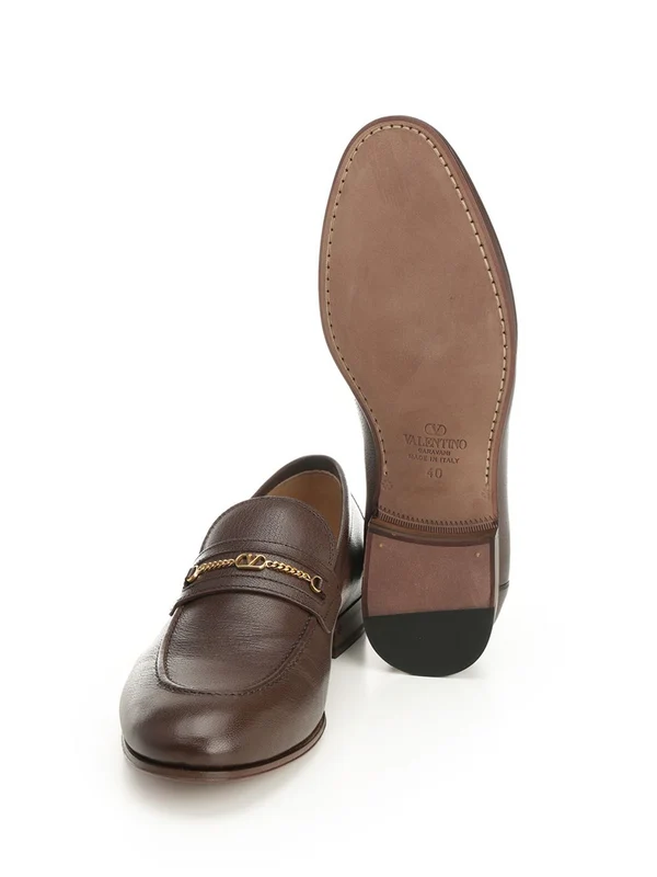 Valentino Brown Loafers - Image 5
