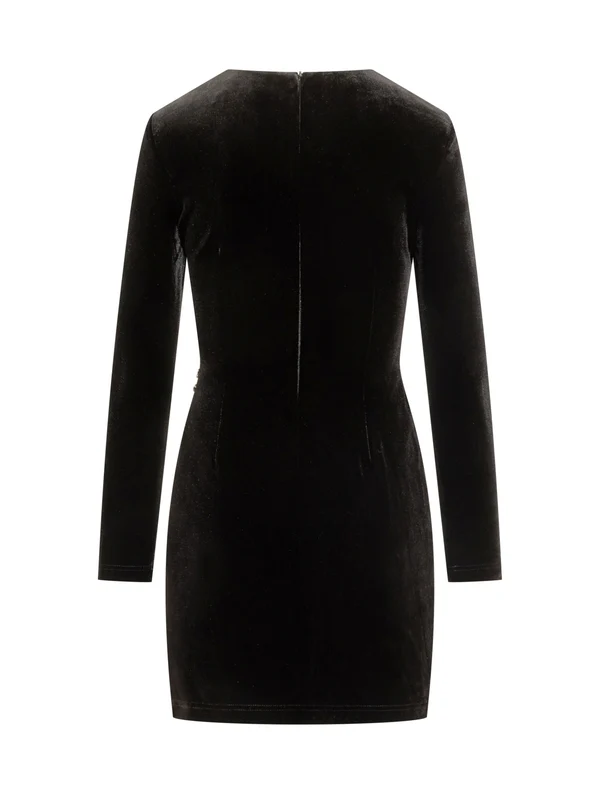 Self-Portrait Black Mini Dress - Image 2