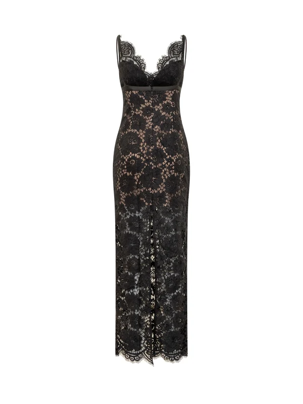 Self-Portrait Black Long Dress - Image 2