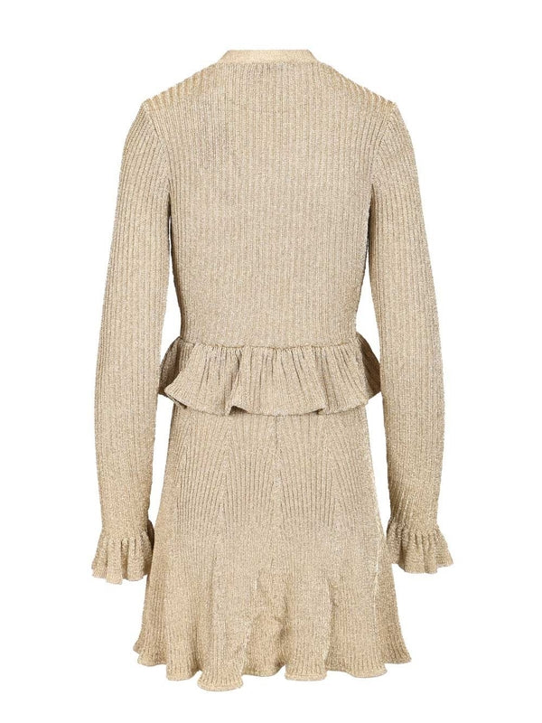 Self-Portrait Beige Mini Dress - Image 2