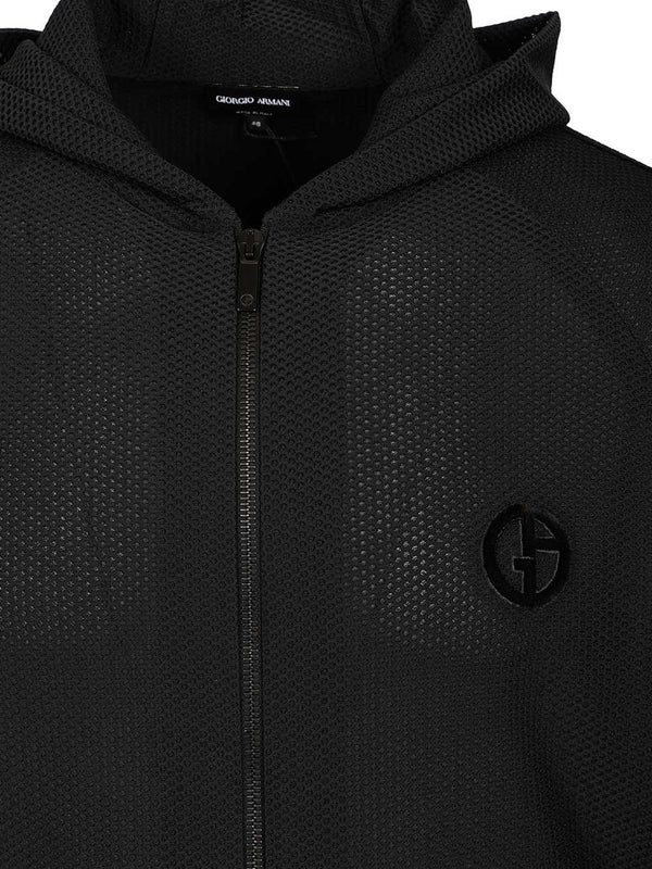 Giorgio Armani Black Hoodies - Image 4