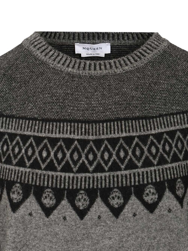 Alexander Mcqueen Grey Knitted - Image 4