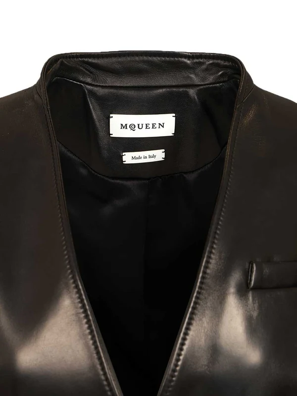 Alexander Mcqueen Black Tailored Jackets - Image 5