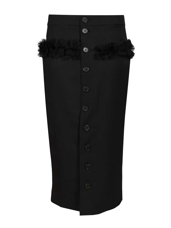 Alexander Mcqueen Black Skirts - Image 2