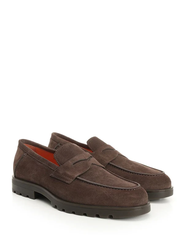 Santoni Brown Loafers - Image 2
