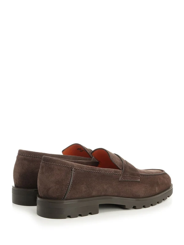 Santoni Brown Loafers - Image 3