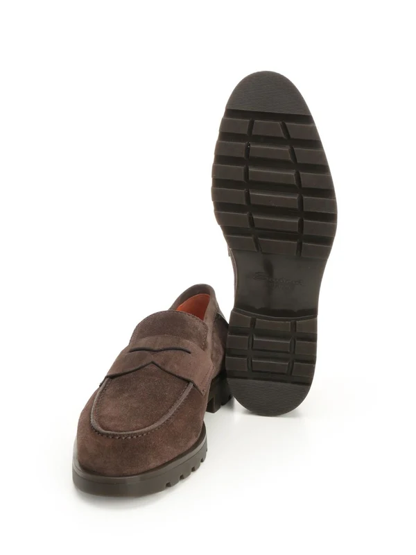 Santoni Brown Loafers - Image 5