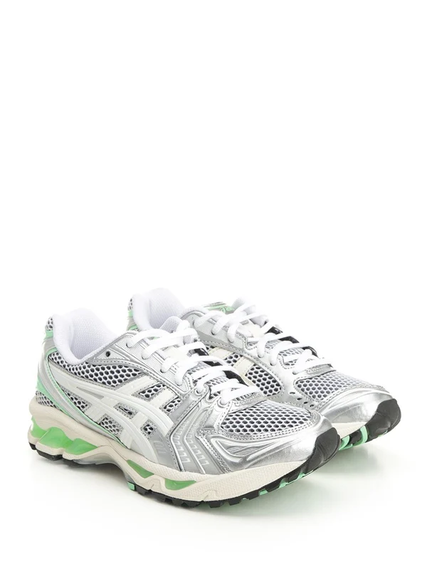 Asics White Silver Low Top Sneakers - Image 2