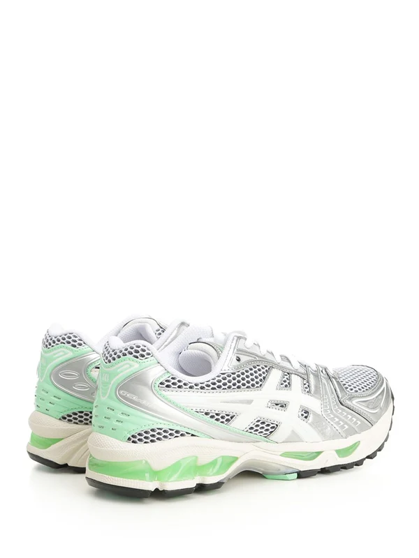 Asics White Silver Low Top Sneakers - Image 3