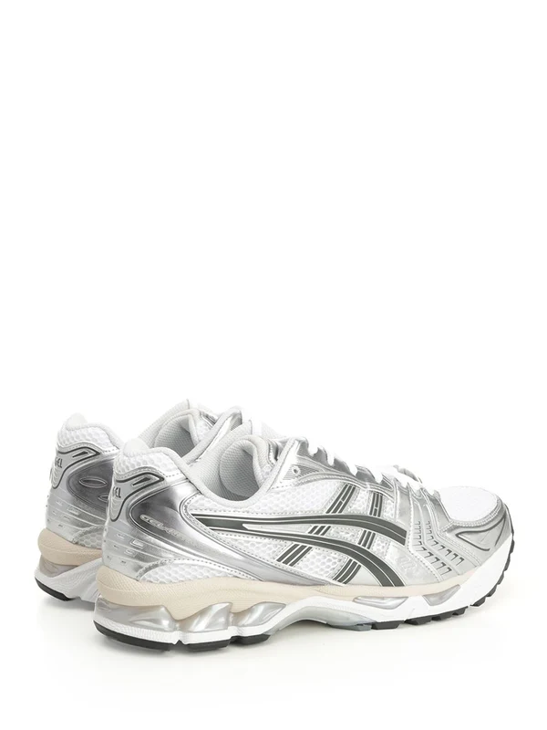 Asics White Silver Low Top Sneakers - Image 3
