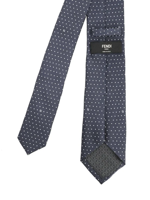 Fendi Blue Neck Ties - Image 2
