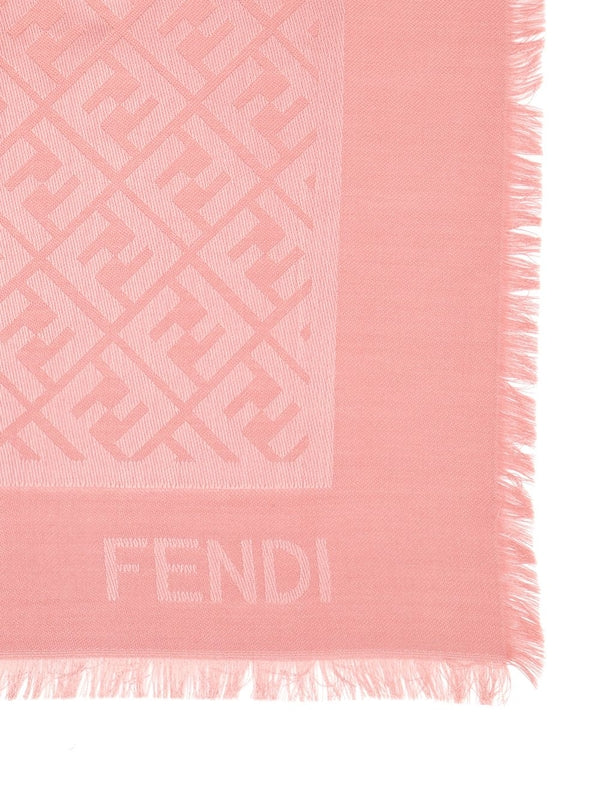 Fendi Pink Silk Mufflers - Image 2