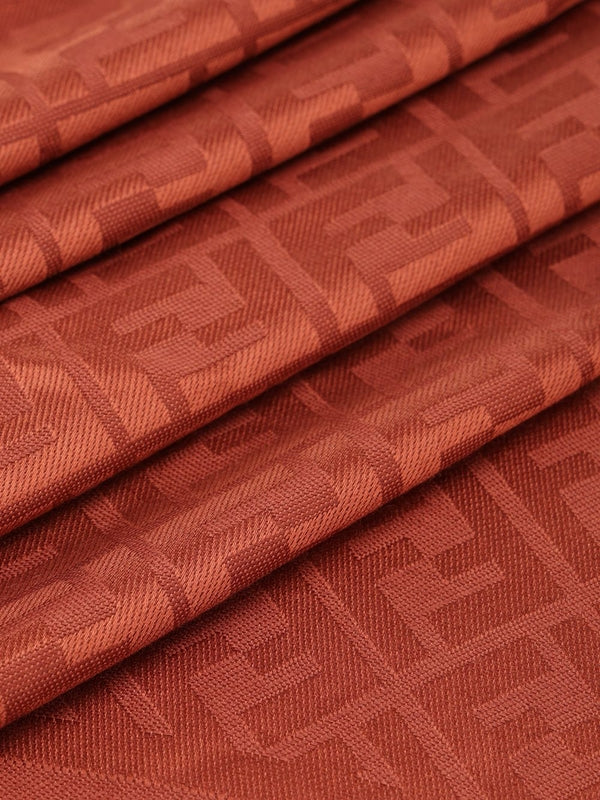 Fendi Burgundy Silk Mufflers - Image 3