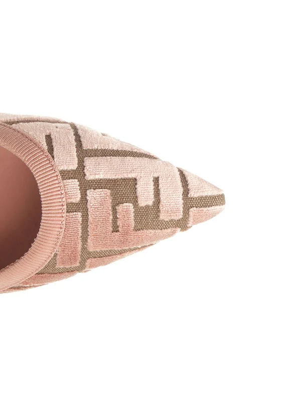 Fendi Pink Sandal Heels - Image 4