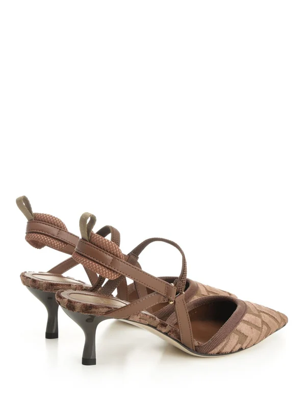 Fendi Brown Sandal Heels - Image 3
