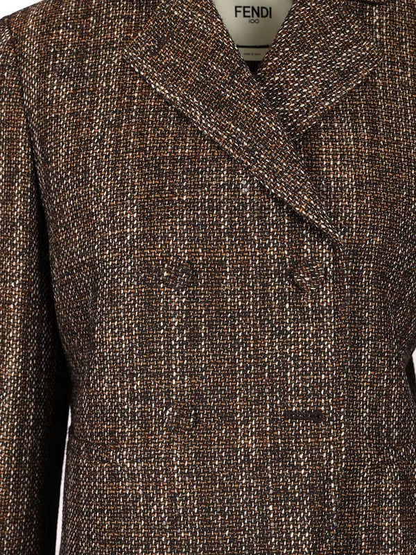 Fendi Brown Tailored Jackets - Image 4