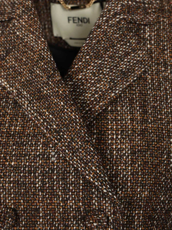 Fendi Brown Tailored Jackets - Image 5