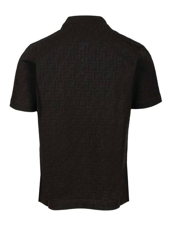 Fendi Black Polo Shirts - Image 2
