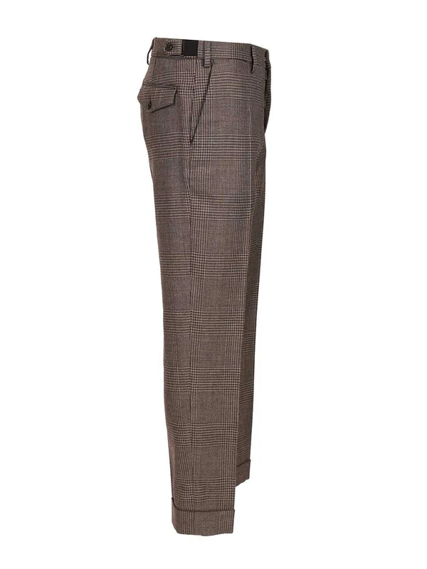 Dries Van Noten Brown Tailored Pants - Image 3