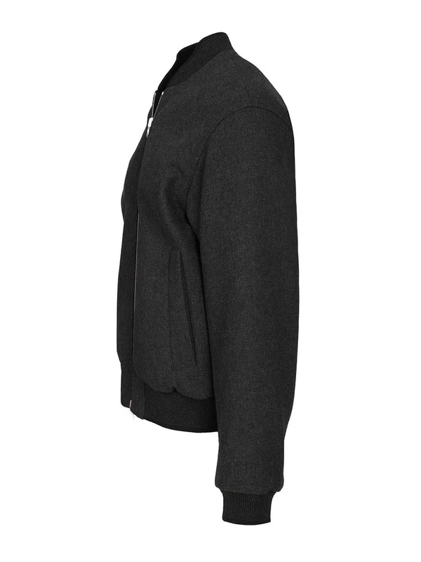 Dries Van Noten Grey Bomber - Image 5