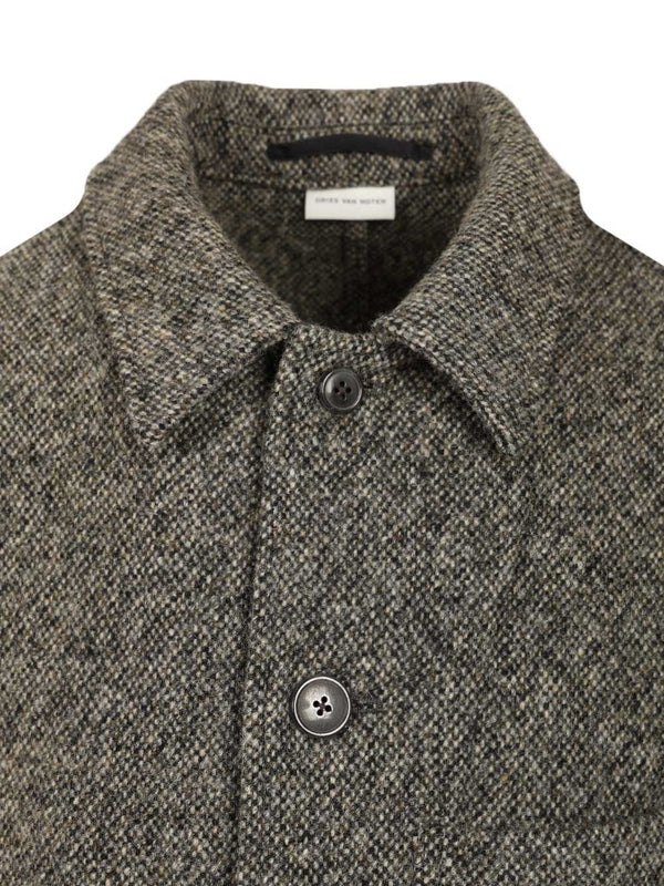 Dries Van Noten Grey Coats - Image 4