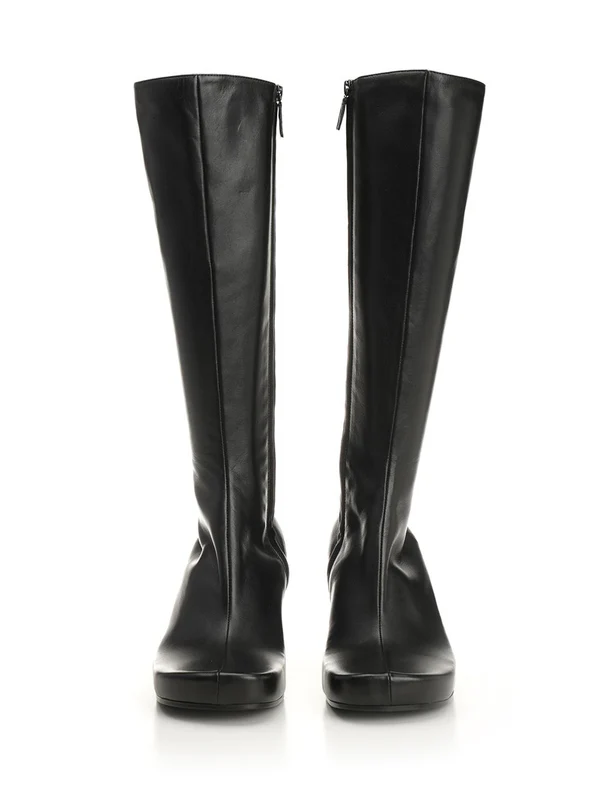 Balenciaga Black Middle Boots - Image 5