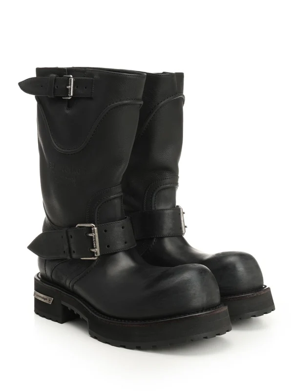 Balenciaga Black Ankle Boots - Image 2